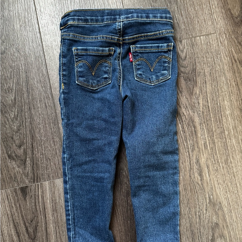 Levi's Girls Blue Denim Straight Jeans